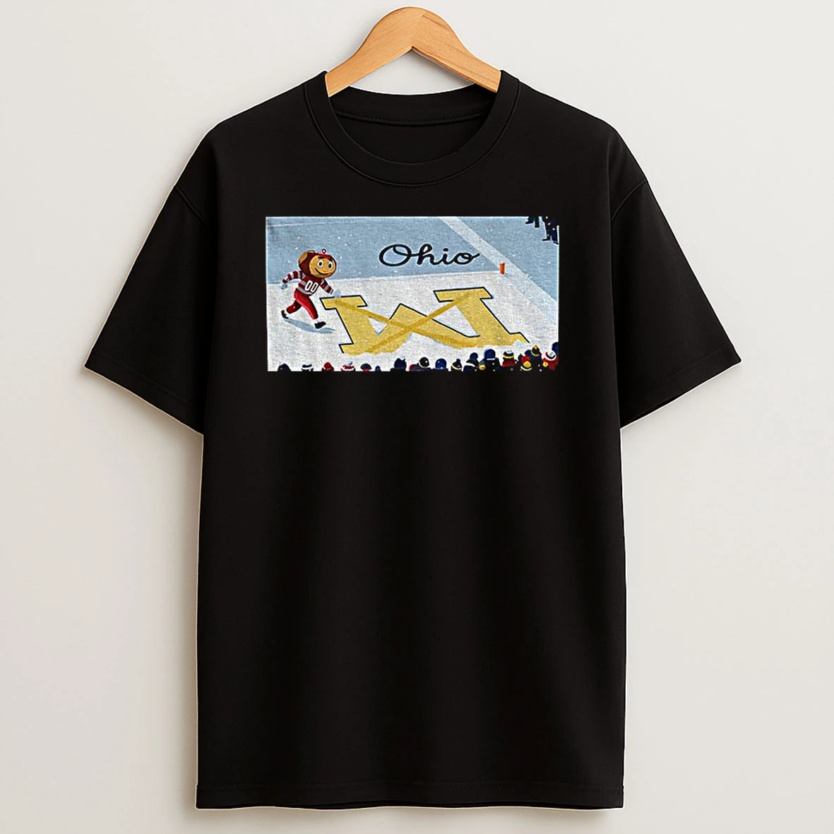 Brutus Crossing Out M Ohio State Buckeyes Vs Michigan Wolverines 27 9 T Shirt