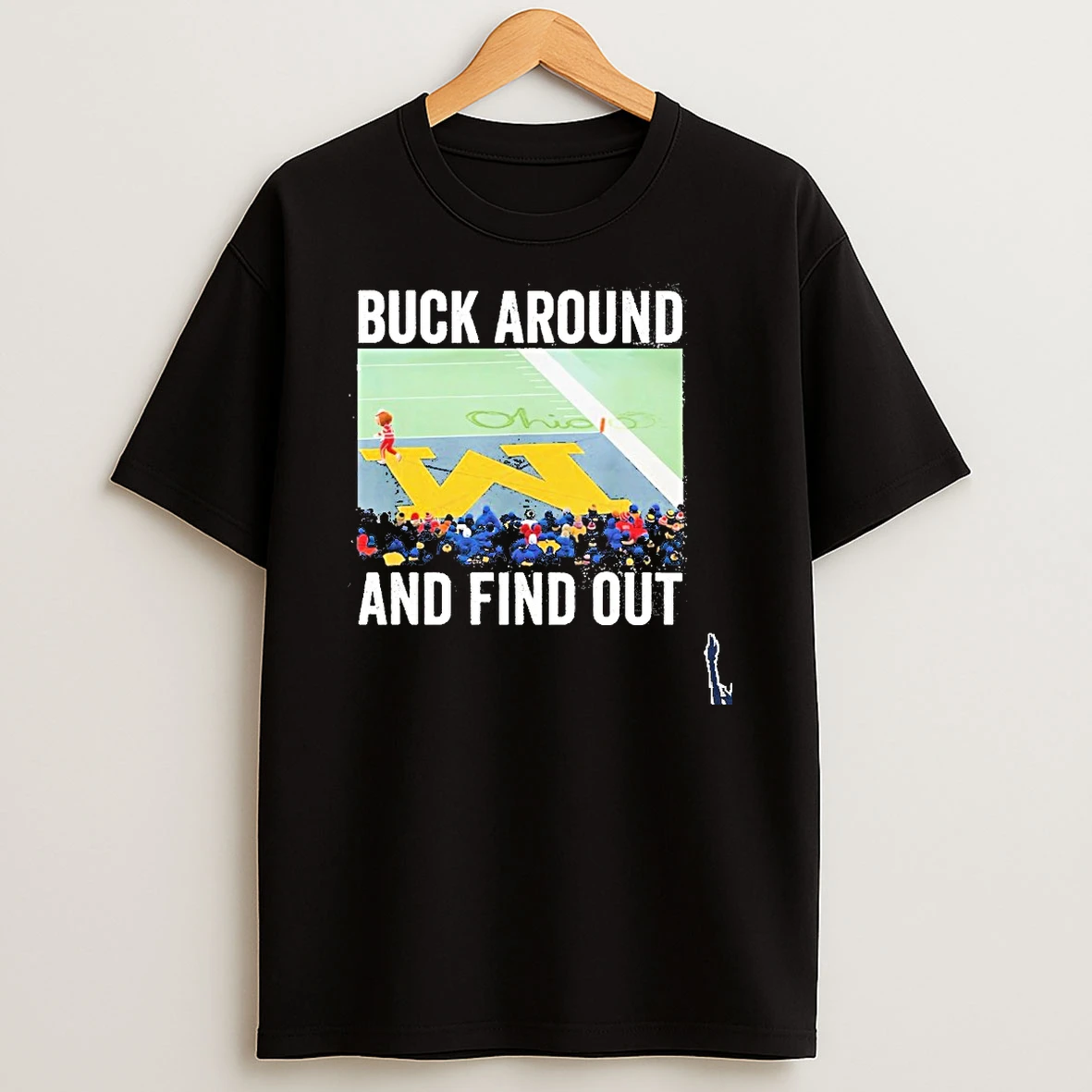 Brutus Ohio Erase Buck Around And Find Out T Shirt
