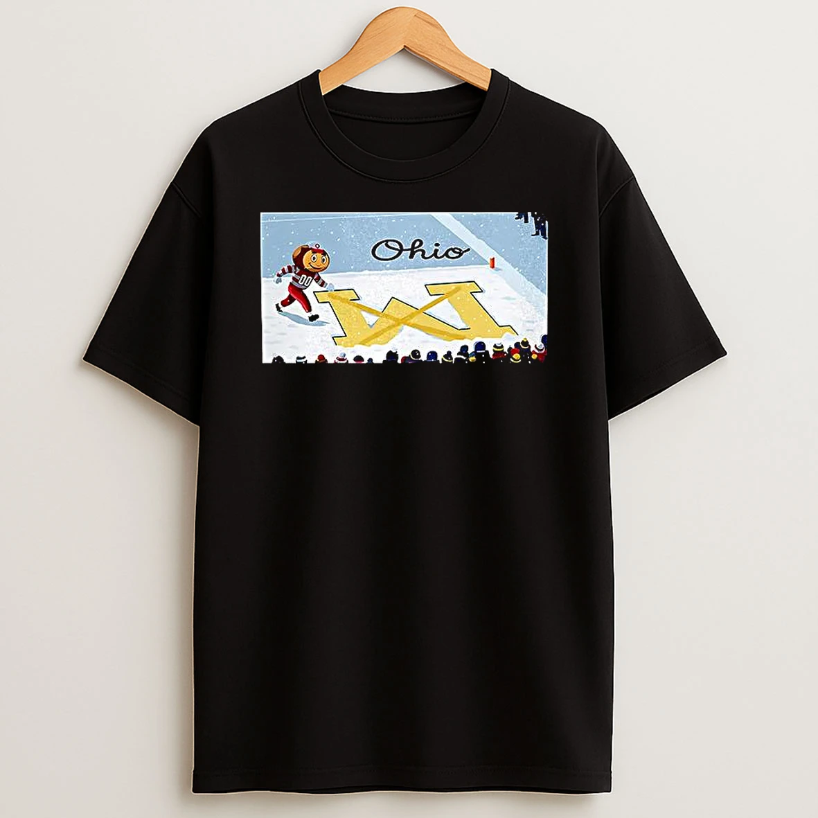 Brutus Crossing Out Michigan T Shirt