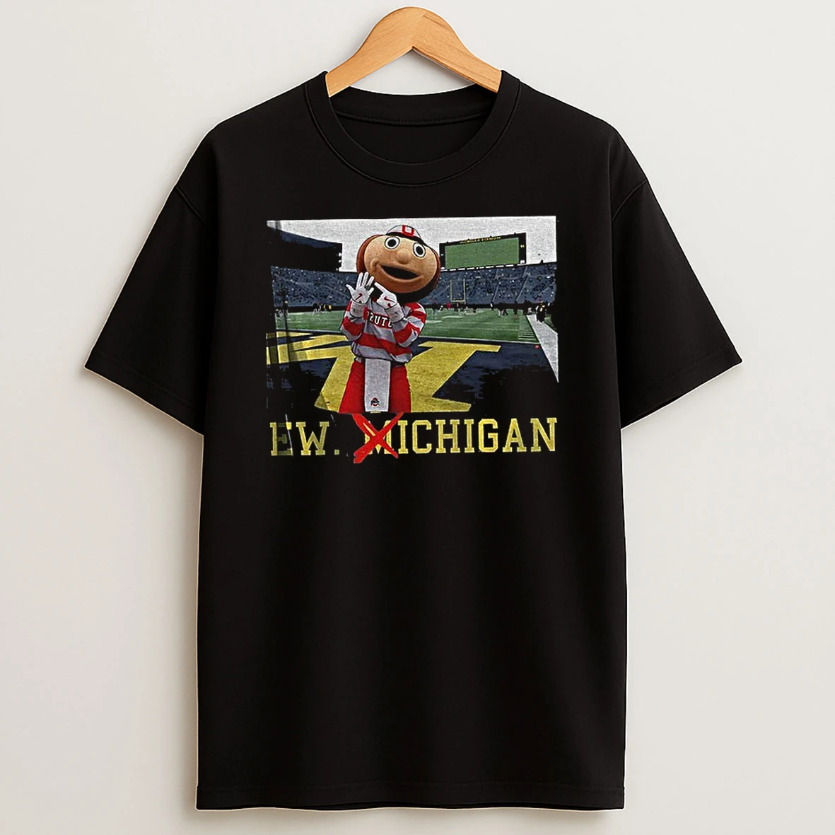 Brutus Snow Ohio State Buckeyes Football Ew Michigan Wolverines Game Day T Shirt