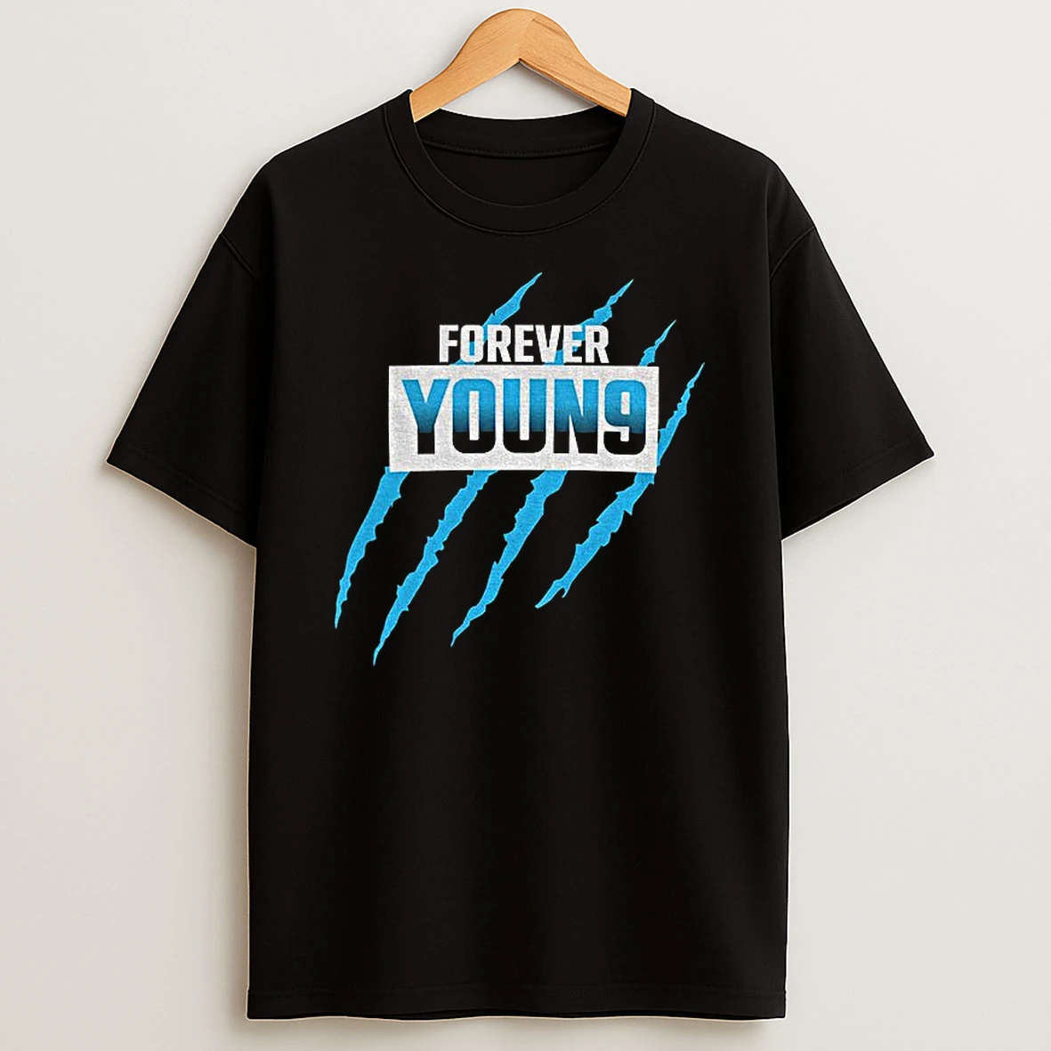 Bryce Young Forever Young Carolina Panthers Football T Shirt