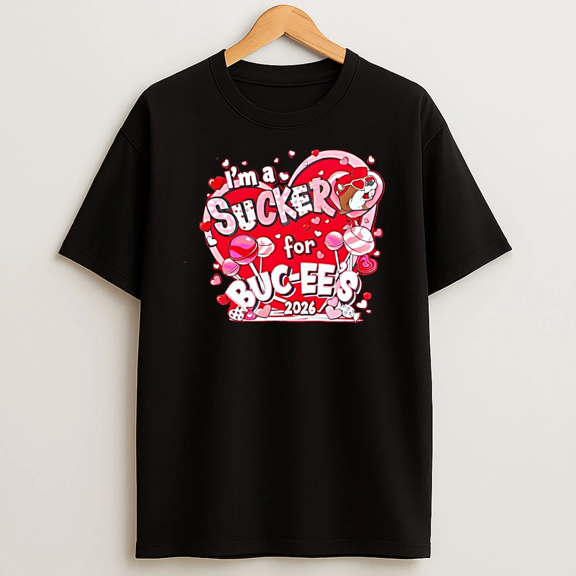Buc Ees 2026 Valentines T Shirt