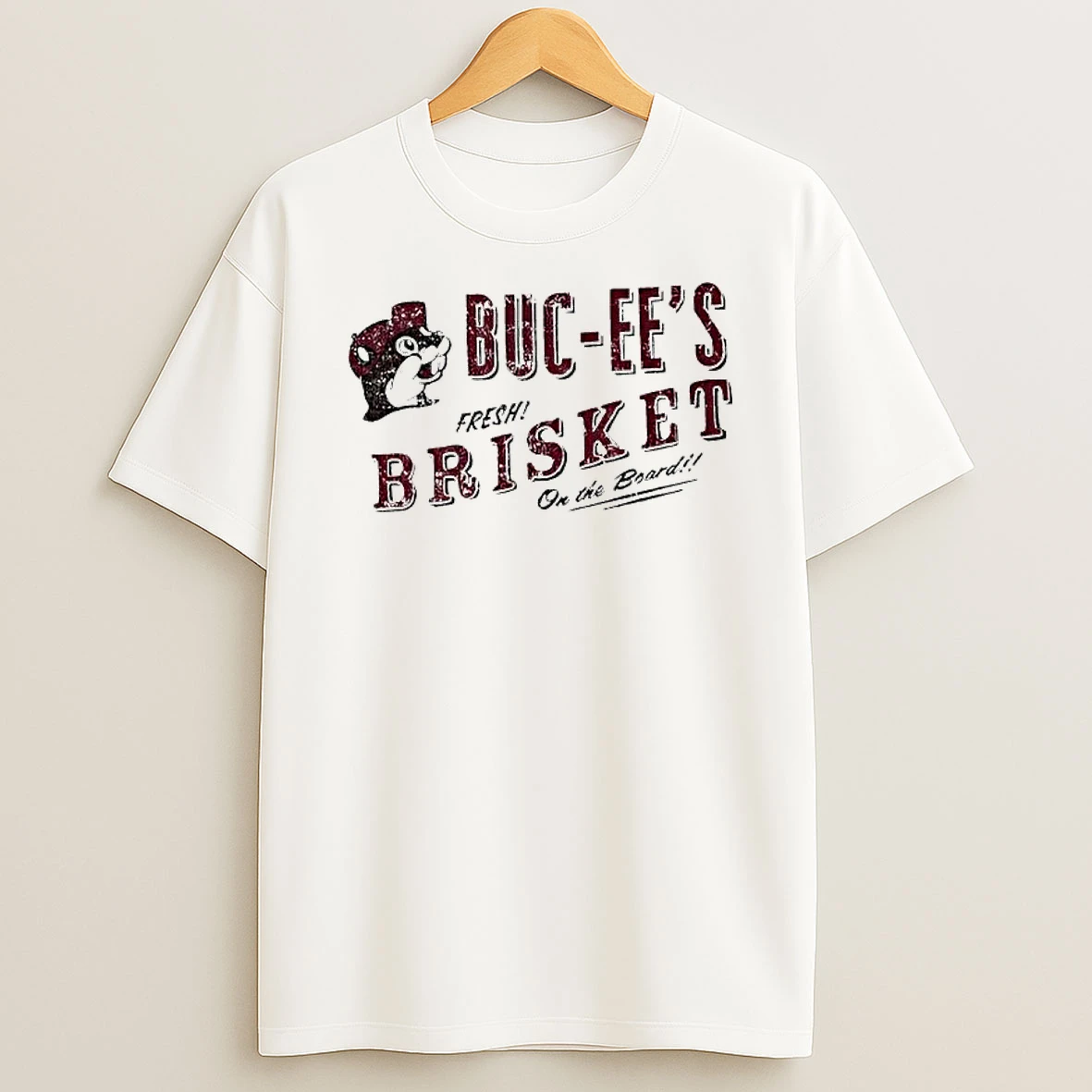 Buc Ees Fresh Brisket On The Board T Shirt