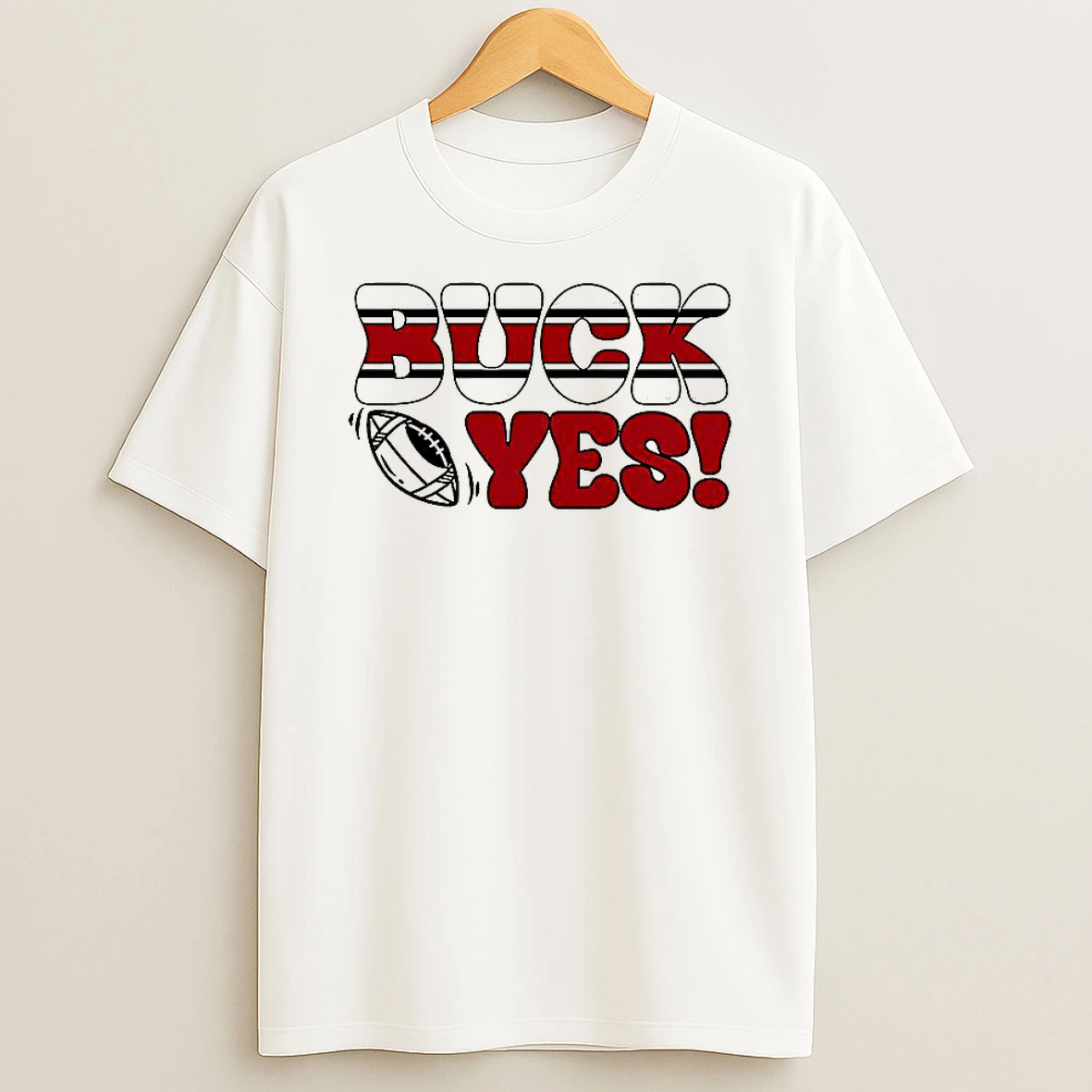 Buck Yes Ohio Football T Shirt