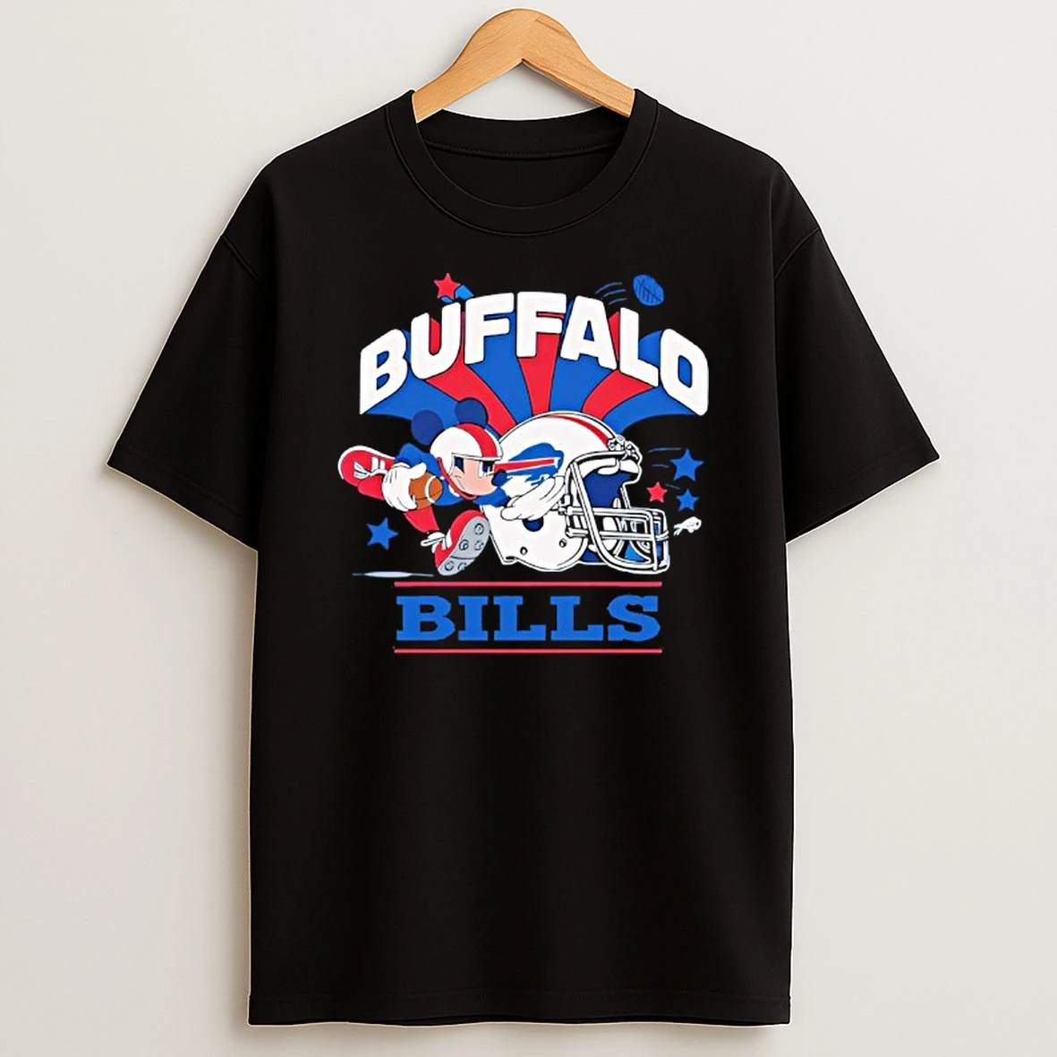 Buffalo Bills Disney Mickey Football T Shirt