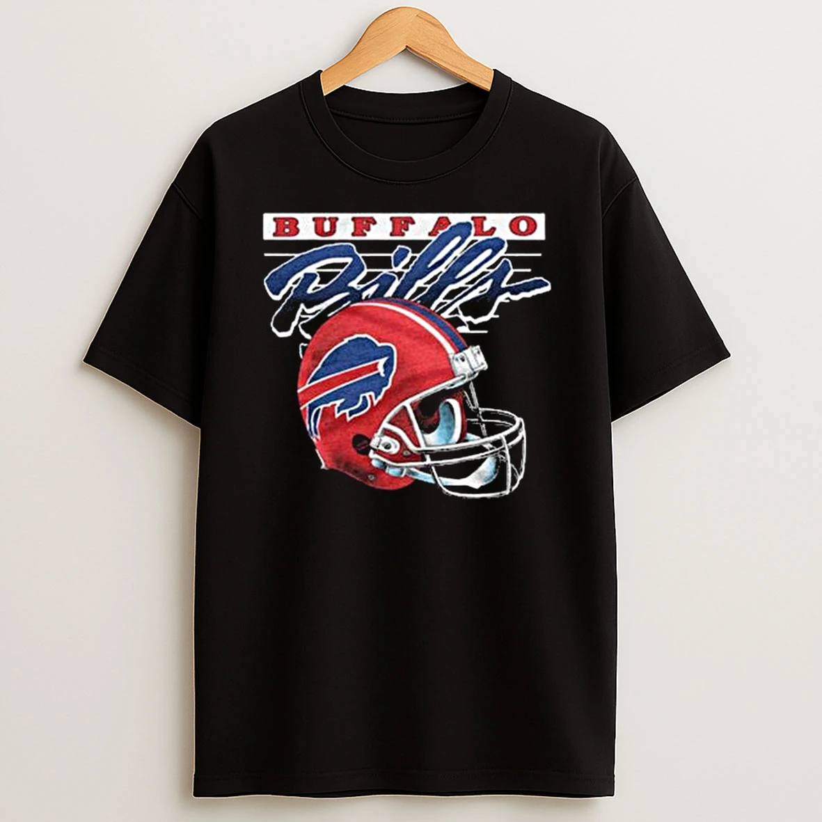 Buffalo Bills Gradient Alt Helmet T Shirt