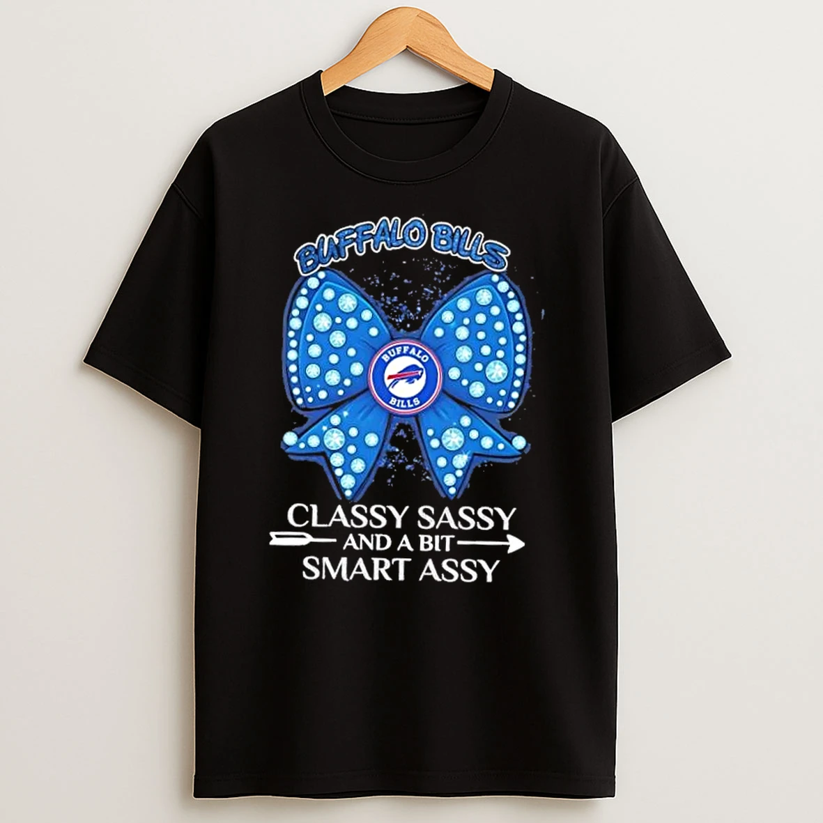 Buffalo Bills Football Classy Sassy And A Bit Smart Assy Bow Diamond T Shirt