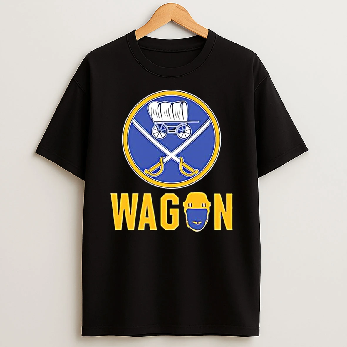Buffalo Sabres Wagon Nhl Logo Parody T Shirt