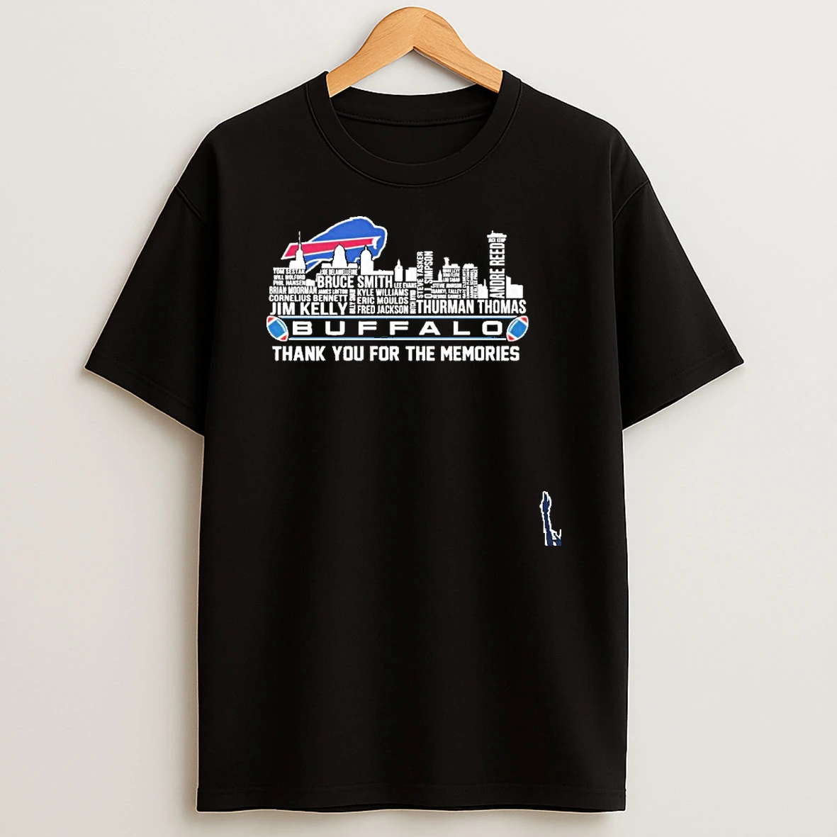 Buffalo Skyline X Buffalo Bills Typo Team Name T Shirt