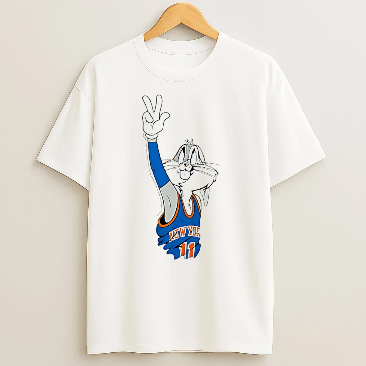 Bugs Bunny X New York Knicks Hunting Season Circle T Shirt