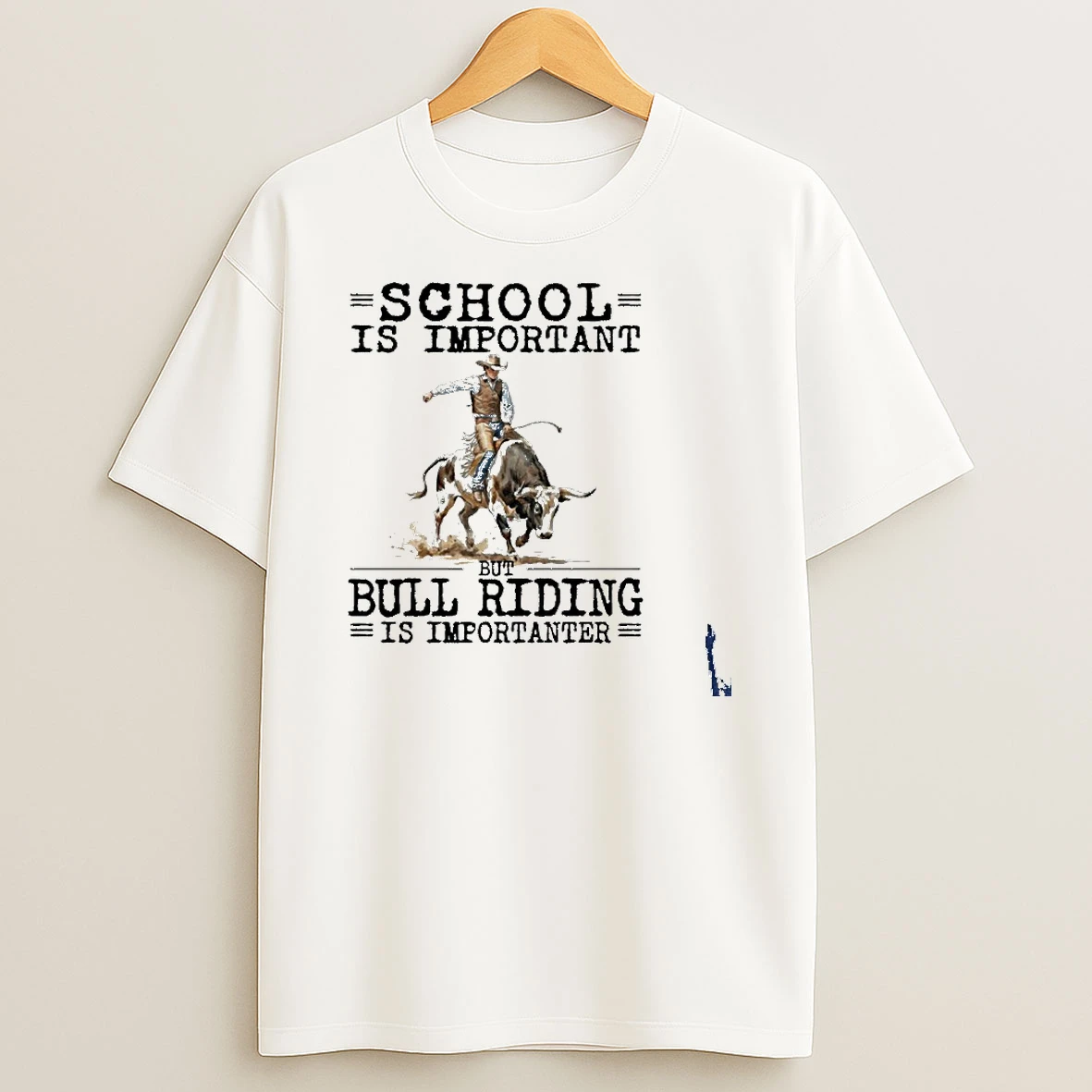Bull Riding School Is Important T Shirt