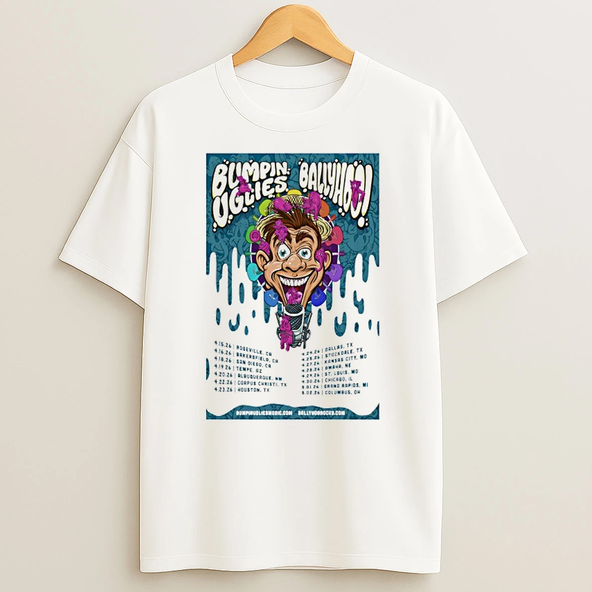 Bumpin Uglies And Ballyhoo Tour Apr 2026 T Shirt