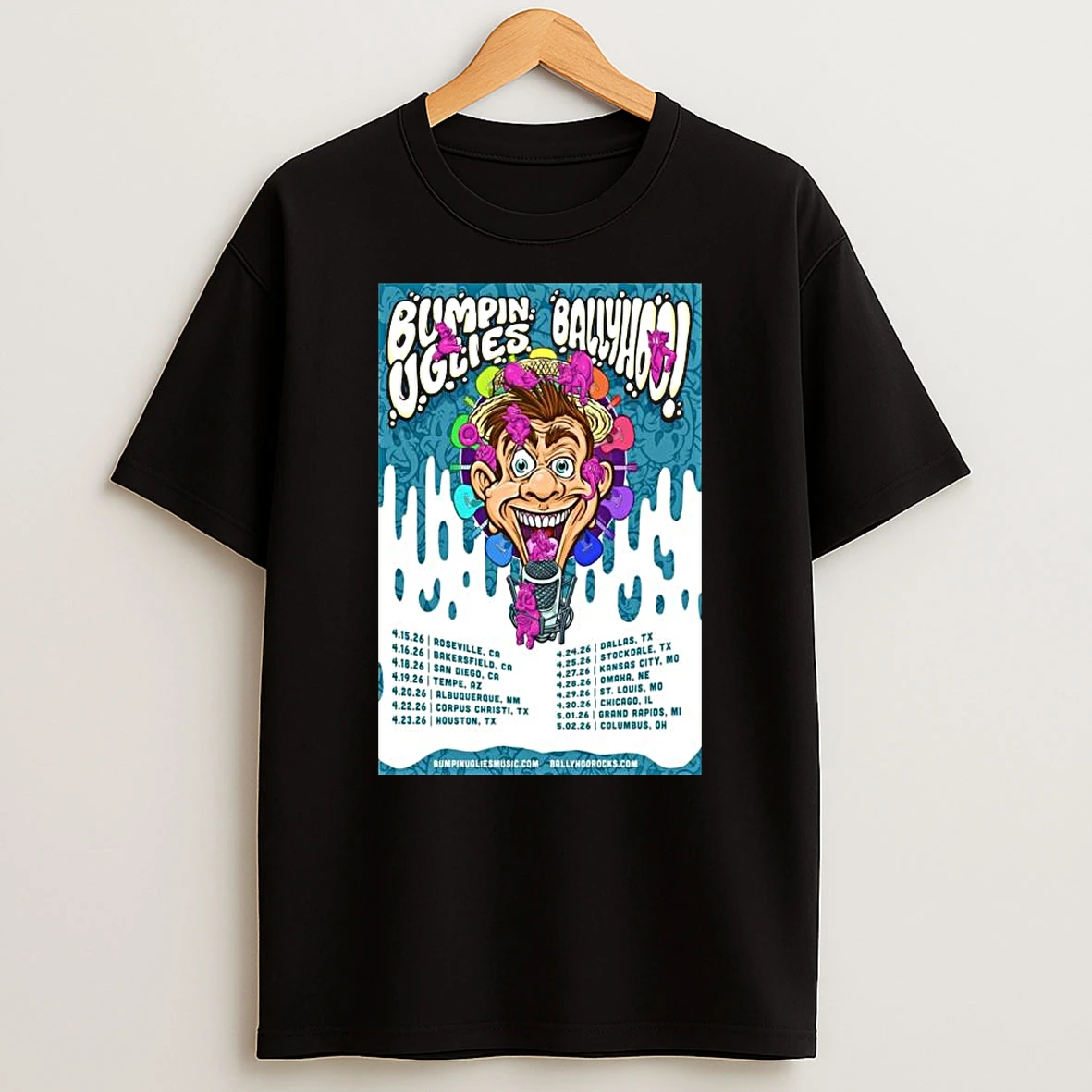 Bumpin Uglies And Ballyhoo Usa Tour 2026 T Shirt