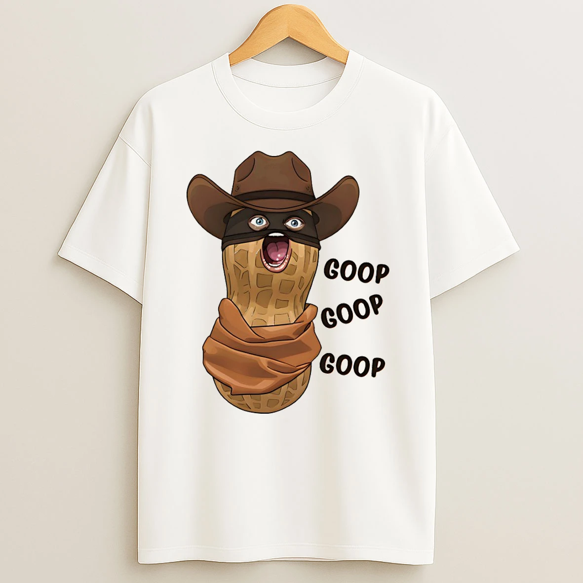 Bungulator Cowboy The Burnt Peanut Goop Goop Goop Funny Meme T Shirt