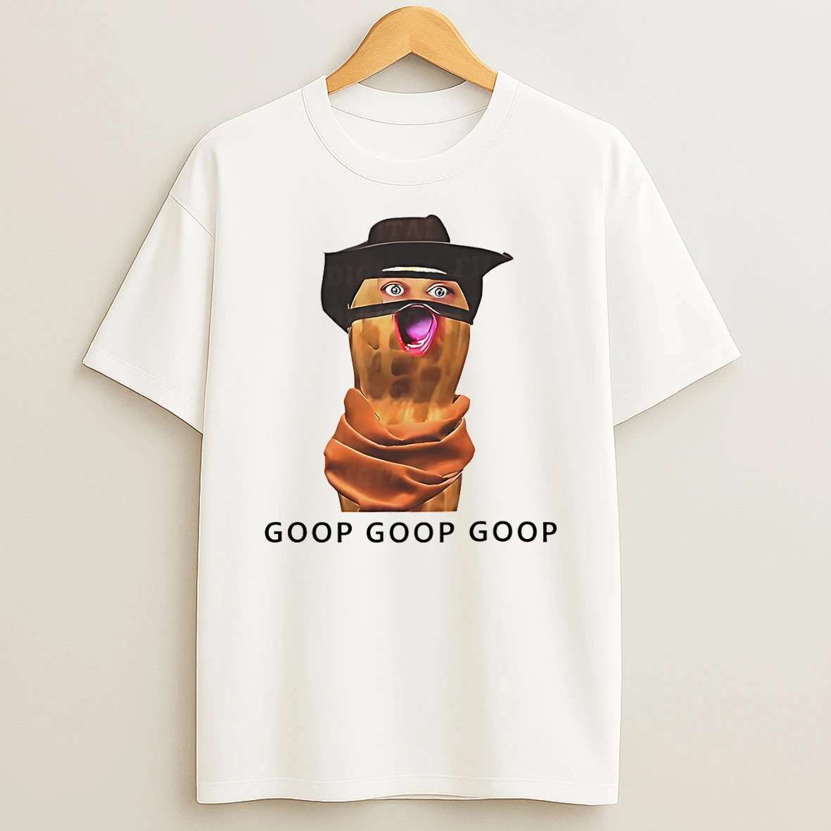 Bungulator Cowboy The Burnt Peanut Goop Goop Goop Meme T Shirt