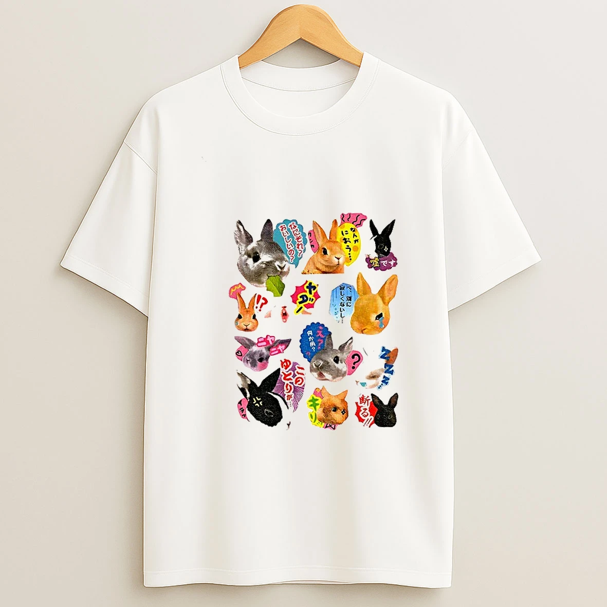 Bunny 90s Harajuku Japanese Graphic T Shirt