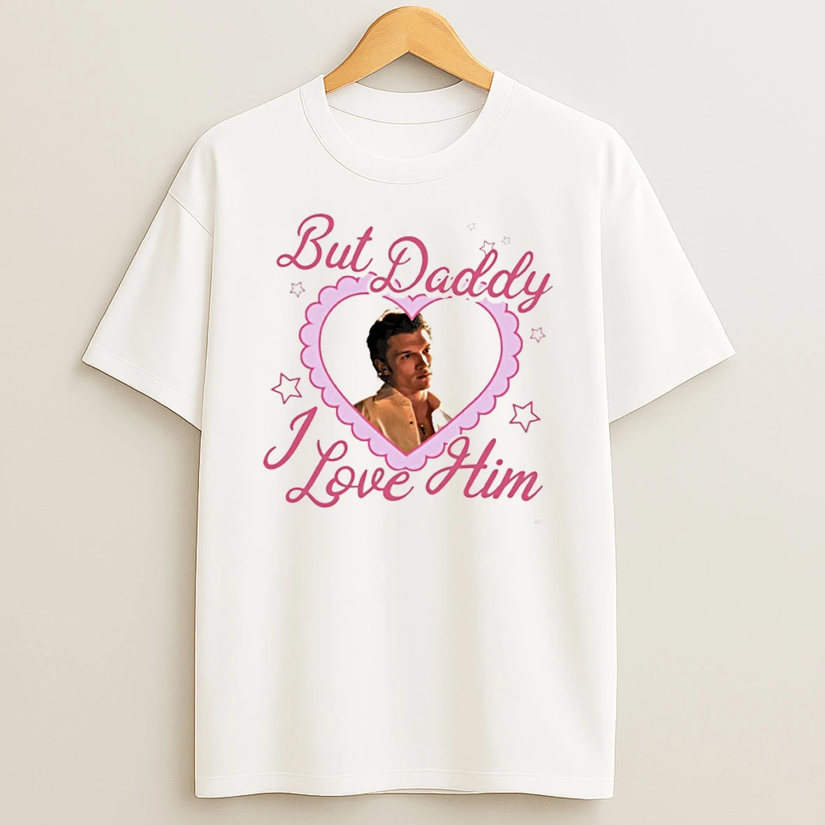 But Daddy I Love Him Connor Rozanov Pink Heart T Shirt