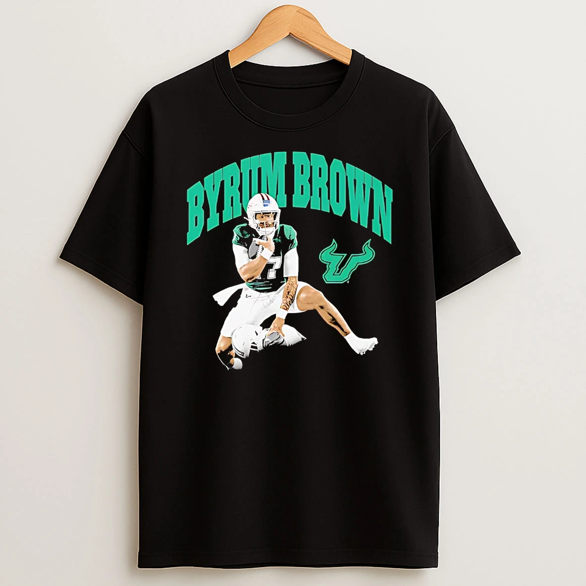Byrum Brown Hurdle South Florida Bulls T Shirt