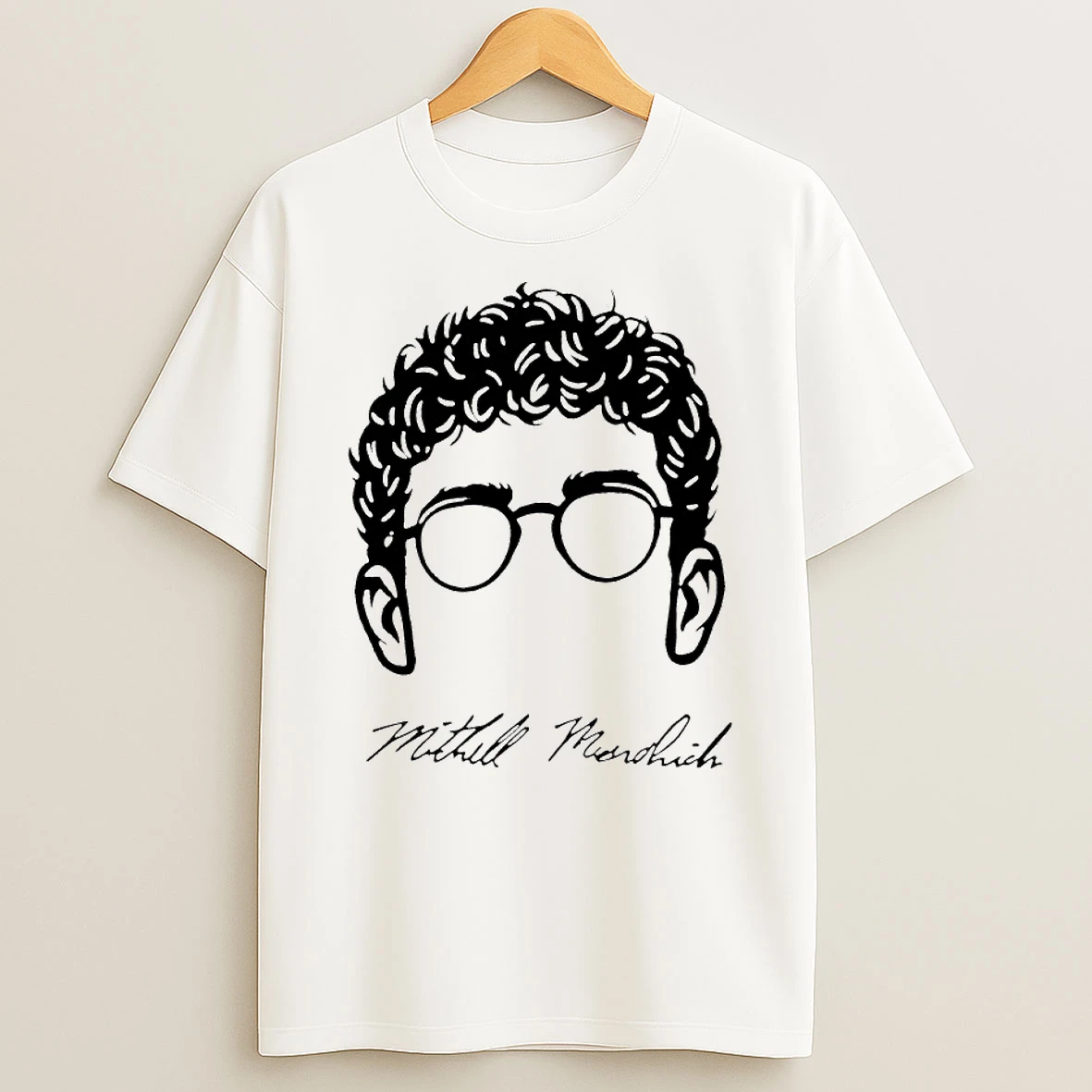 Cael Sanderson Wearing Mitchell Mesenbrink Wrestling Penn State Circle T Shirt