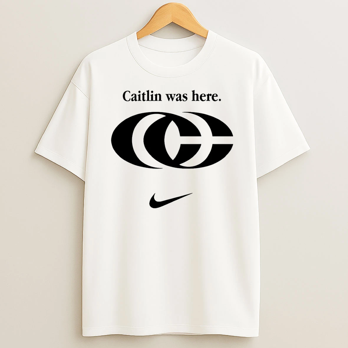 Caitlin Was Here Logo T Shirt