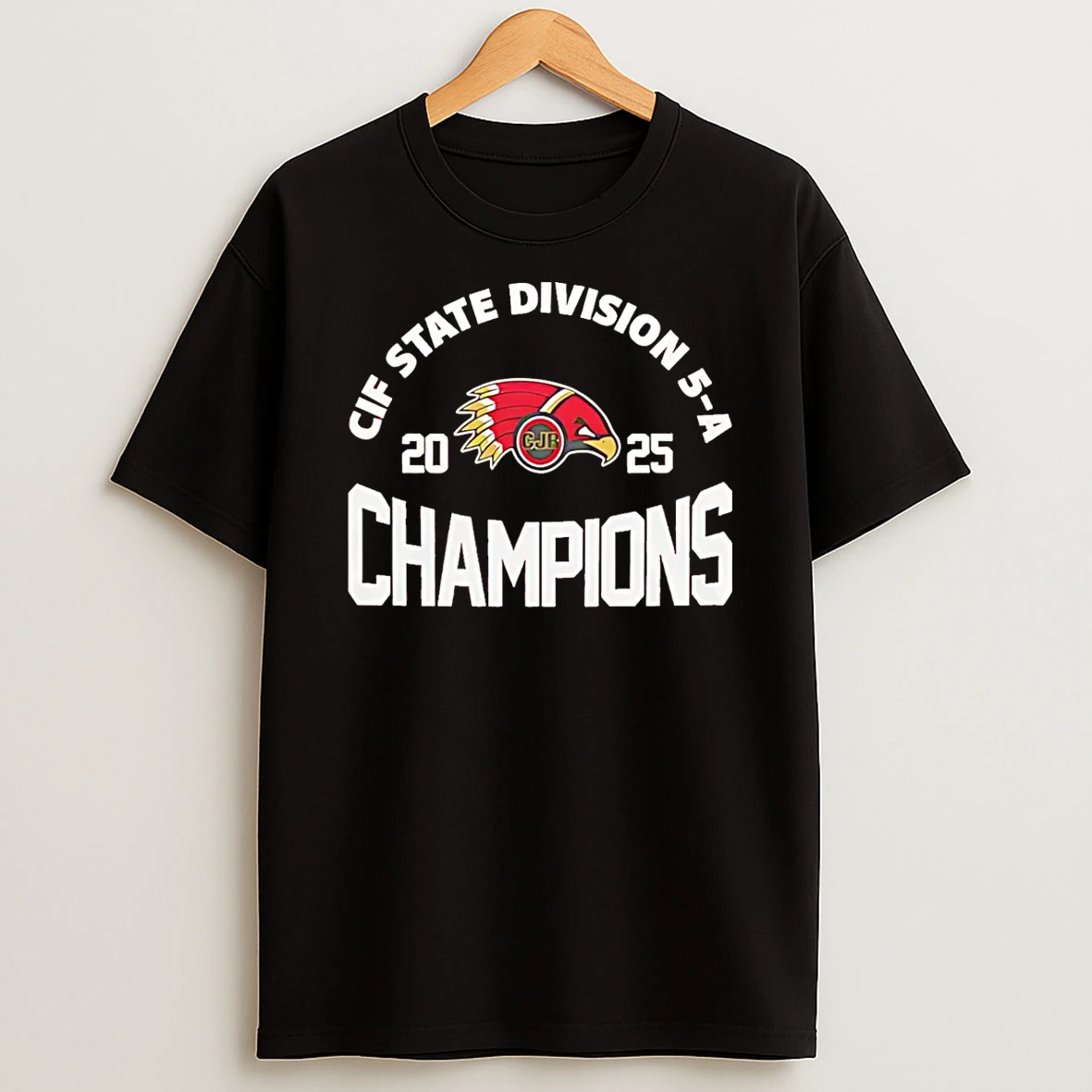 Calaveras Redhawks Cif State Division 5 A Champions 2025 T Shirt