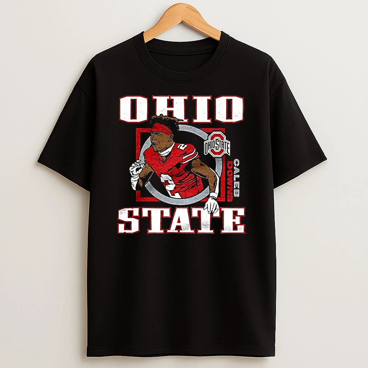 Caleb Downs Ohio State Buckeye Football Graphic T Shirt
