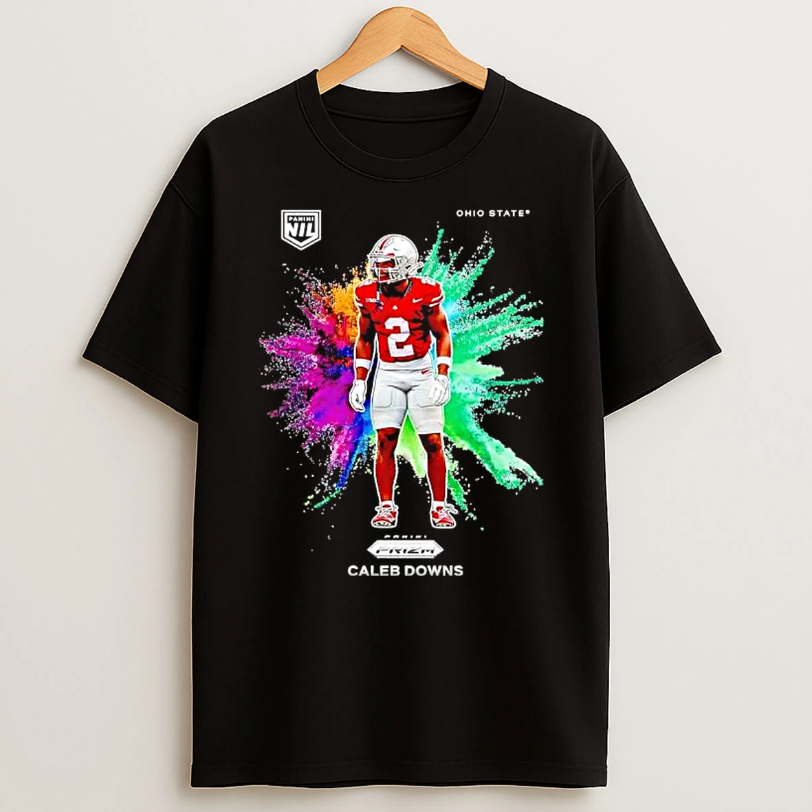 Caleb Downs Ohio State Buckeyes Football Colorful T Shirt
