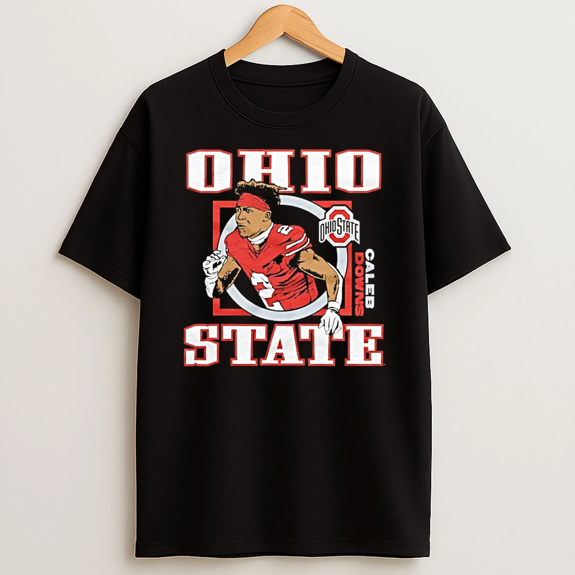 Caleb Downs Ohio State Buckeyes Player Vintage T Shirt