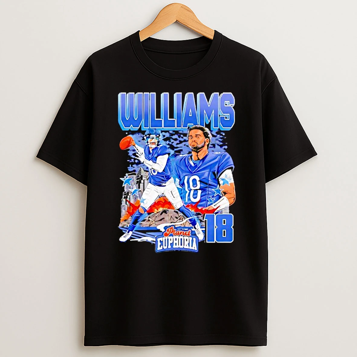 Caleb Williams Chicago Bears Hand Drawn Artwork T Shirt