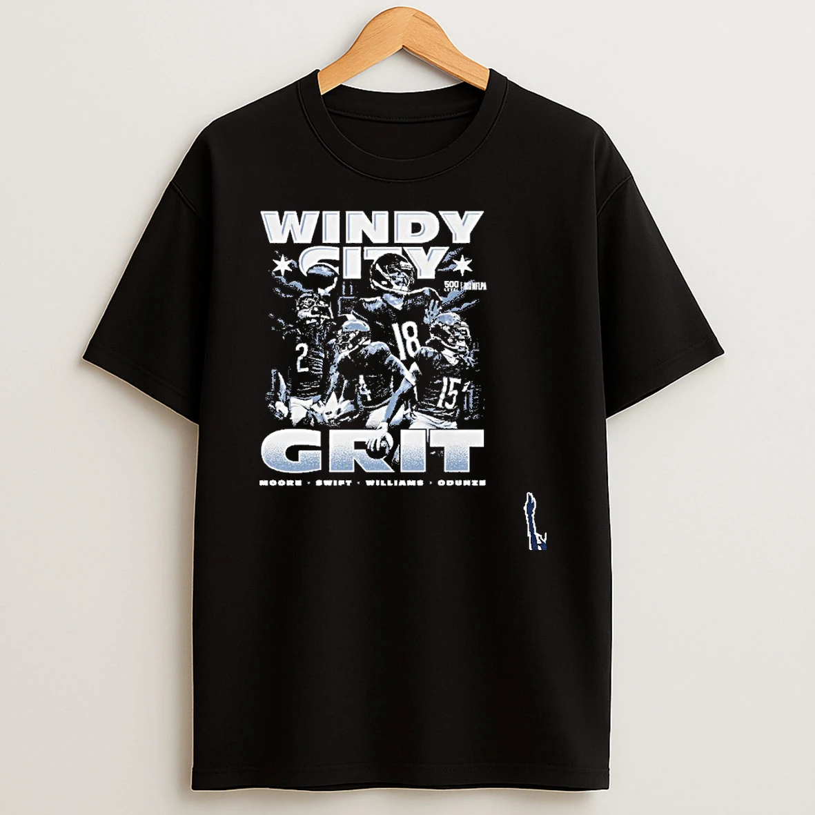 Caleb Williams Chicago Bears Windy City Grit T Shirt