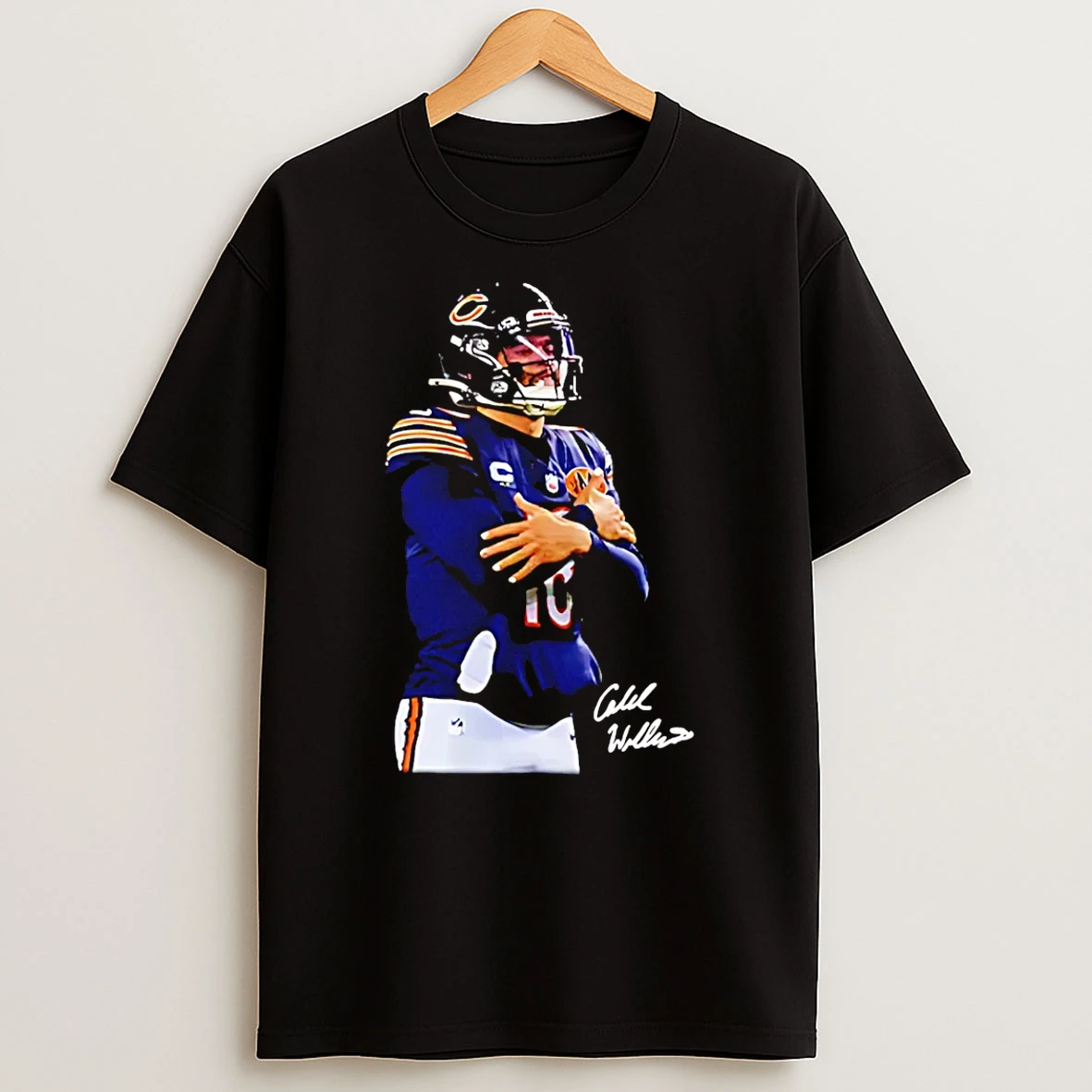 Caleb Williams Cold Chicago Football Signature T Shirt