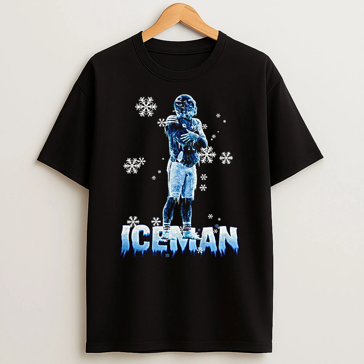 Caleb Williams Iceman Chicago Bears Football 2025 Winter T Shirt