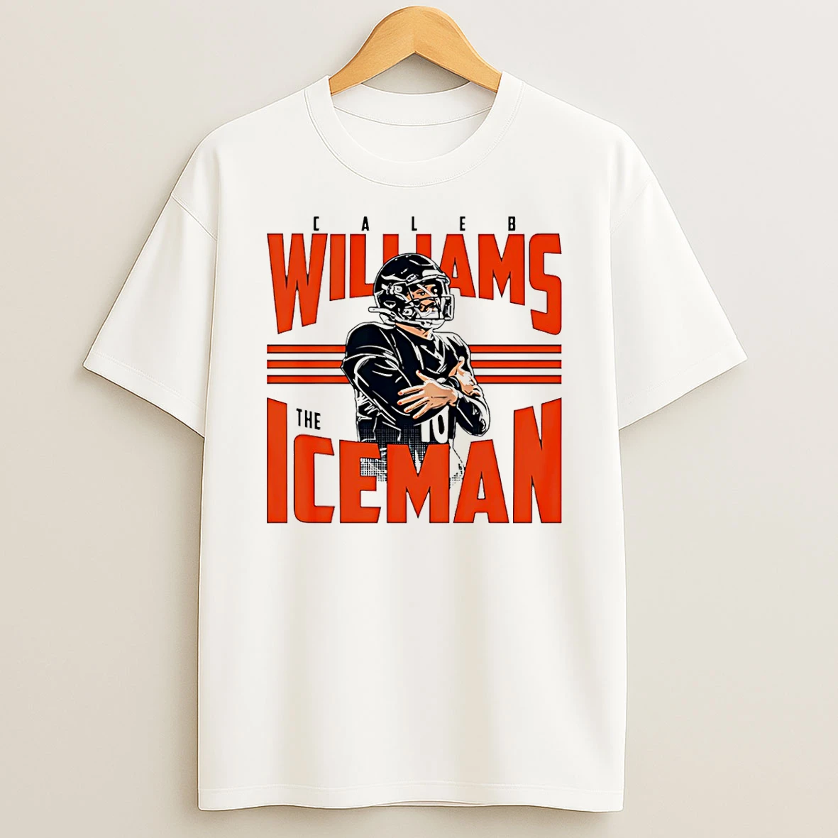 Caleb Williams The Iceman Celebration Chicago Bears T Shirt