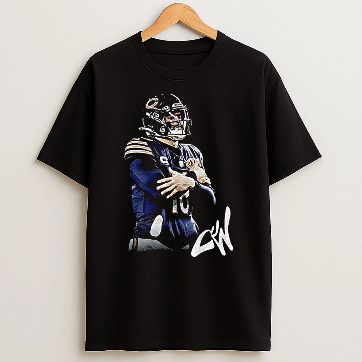 Caleb Williams The Iceman Chicago Bears Football Nfl 22025 Signature T Shirt
