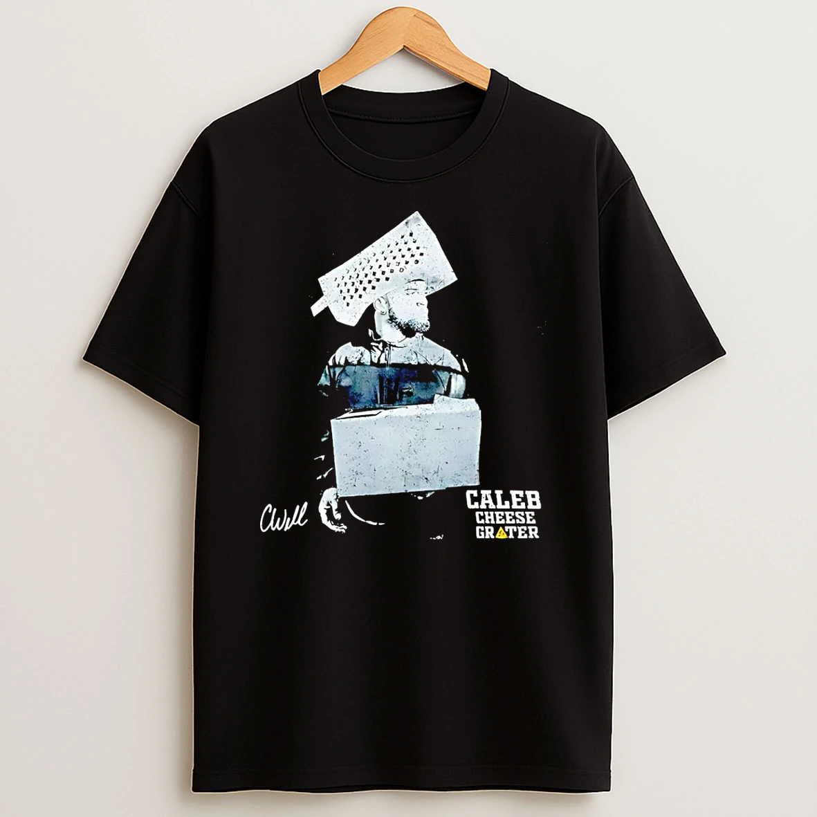 Caleb Williams Cheese Grater Hat Chicago Bears T Shirt