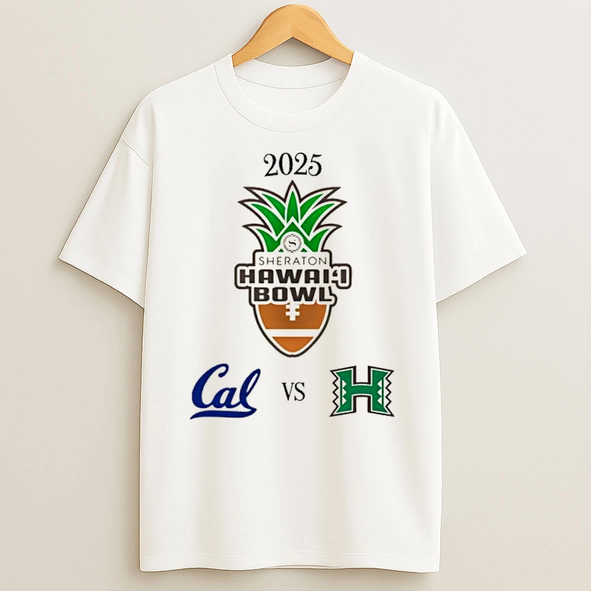 California Vs Hawaii Hawaii Bowl Clarence T C Ching Athletics Complex Dec 24th 2025 T Shirt