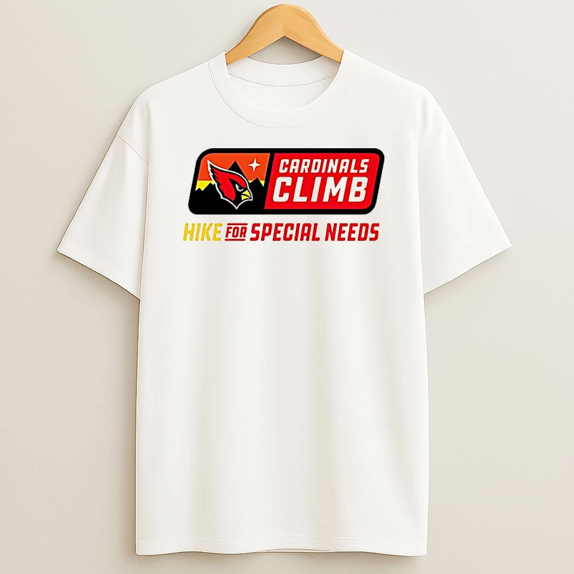 Cardinals Climb Hike For Special Needs T Shirt