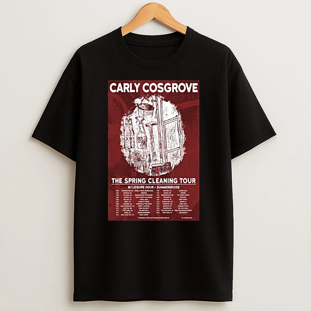 Carly Cosgrove The Spring Cleaning Tour 2026 T Shirt