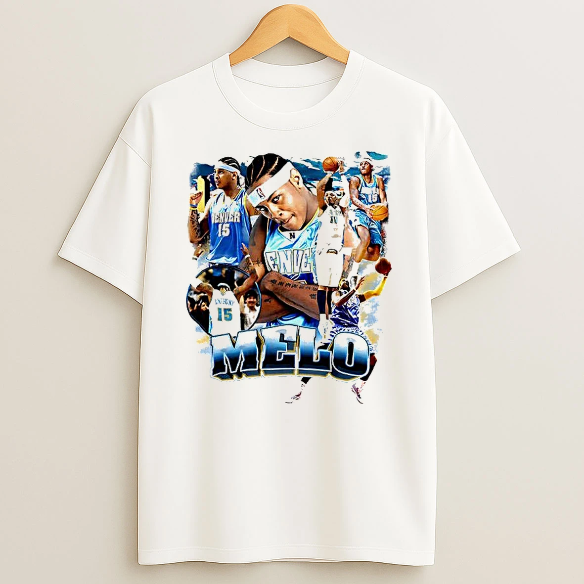 Carmelo Anthony Denver Nuggets Graphic Vintage T Shirt