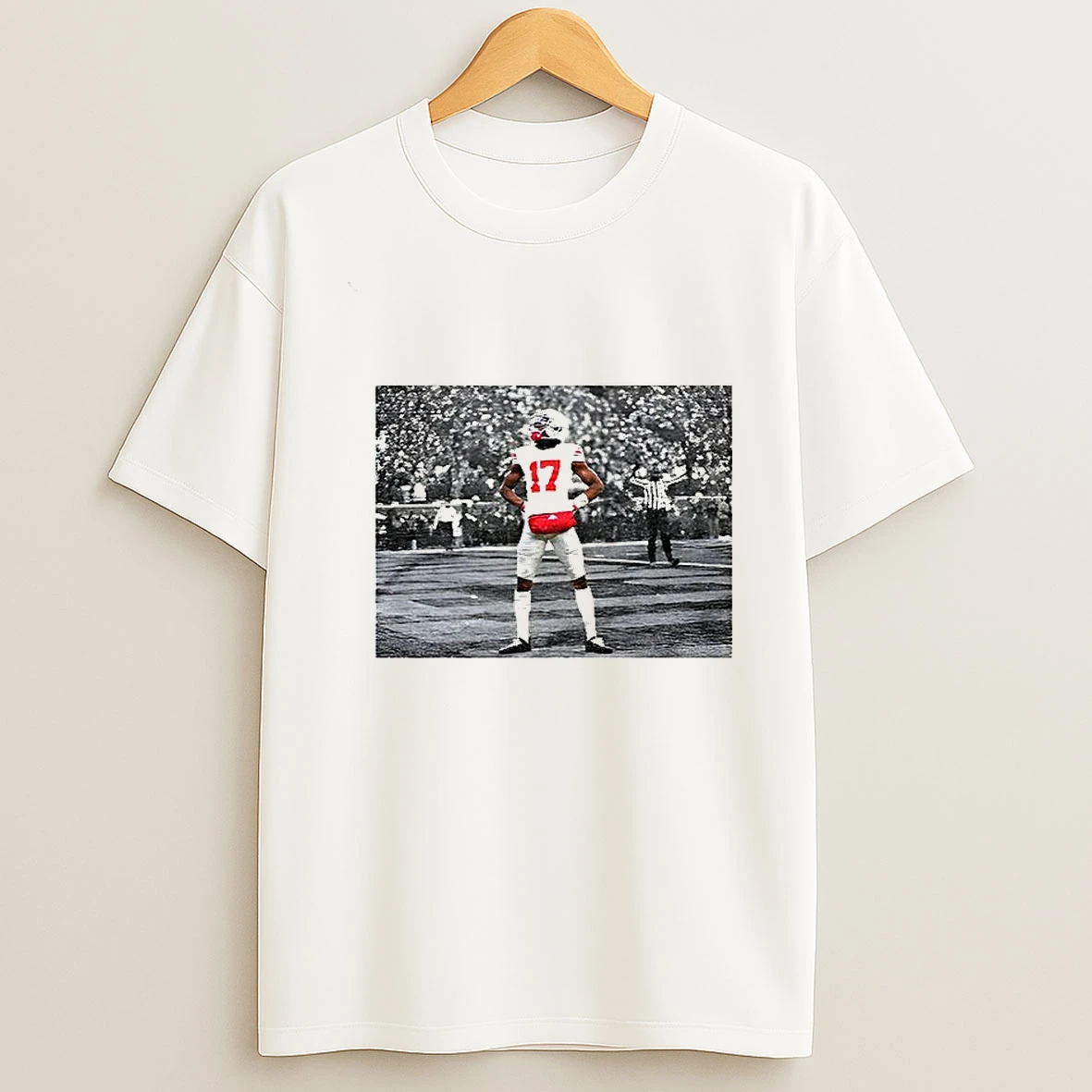 Carnell Tate 17 Ohio State Buckeyes Touchdown Celebration Nfl Football 2025 T Shirt