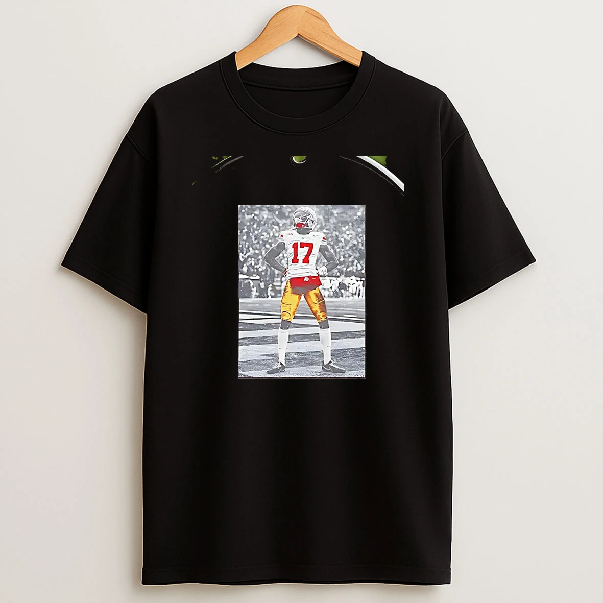 Carnell Tate Standing Ohio State Buckeyes Chriast T Shirt