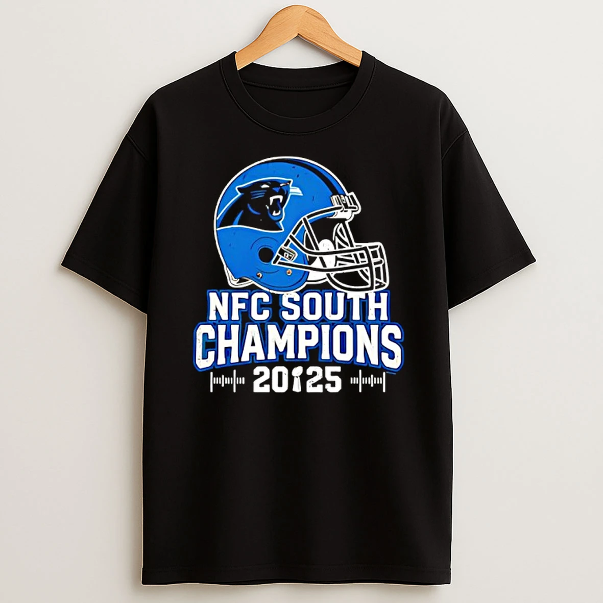 Carolina Panthers Nfc South 2025 Champions T Shirt
