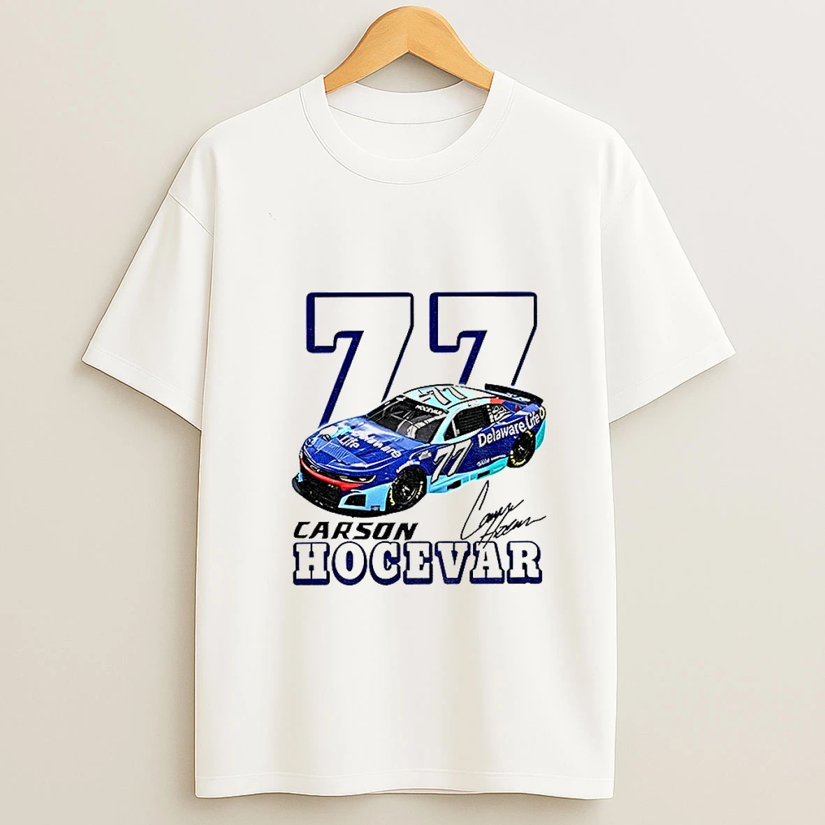 Carson Hocevar 77 Nascar Racing Signature T Shirt
