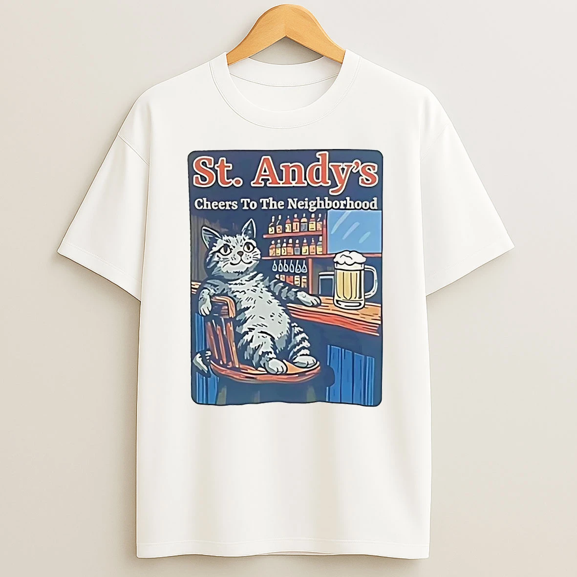 Cat St Andys Cheers To The Neighborhood T Shirt