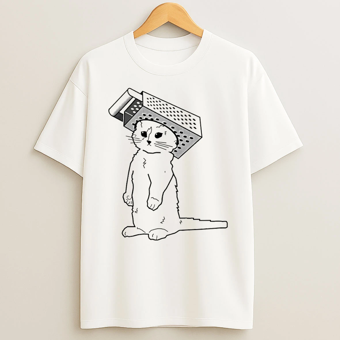 Cat Cheese Grater Gary Meme T Shirt