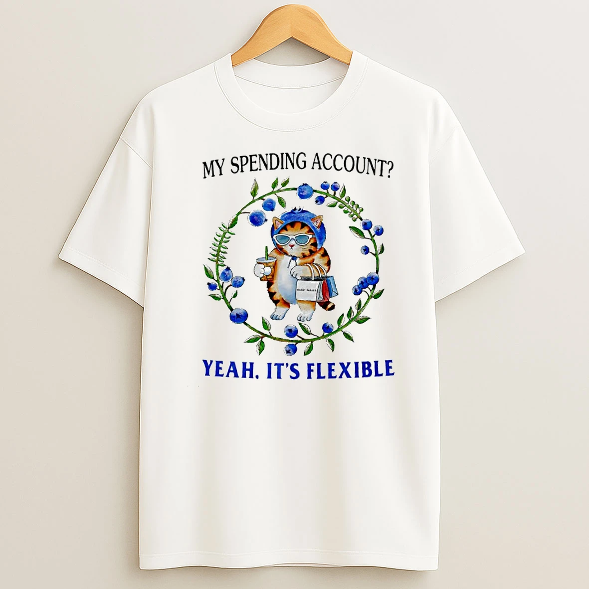 Cat My Spending Account Yeah Its Flexible Warby Parker Circle T Shirt