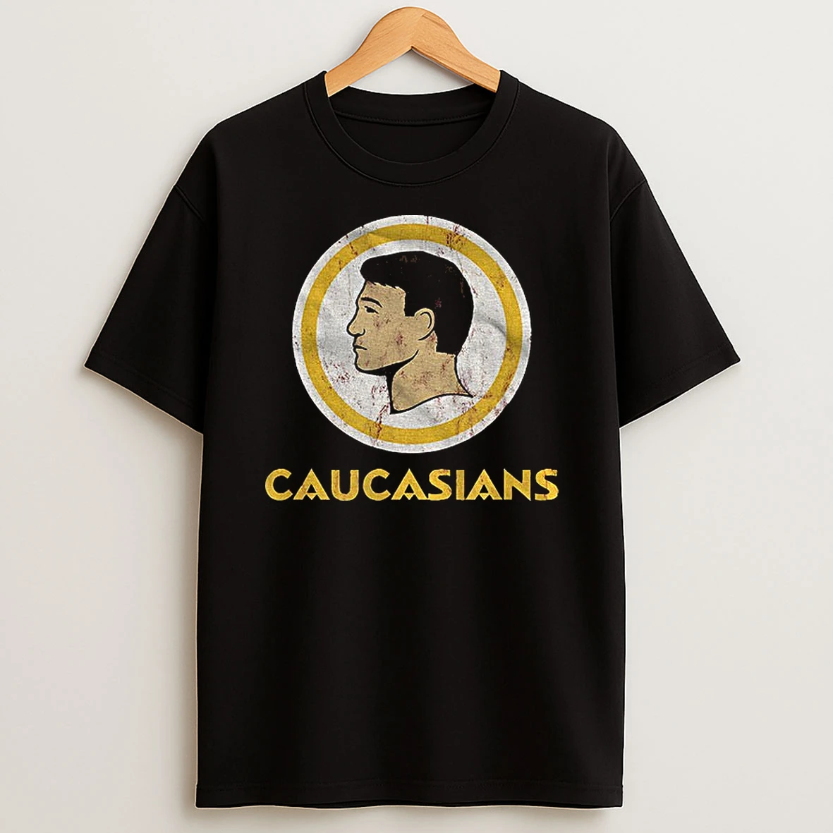 Caucasians Washington Commanders Parody Logo T Shirt