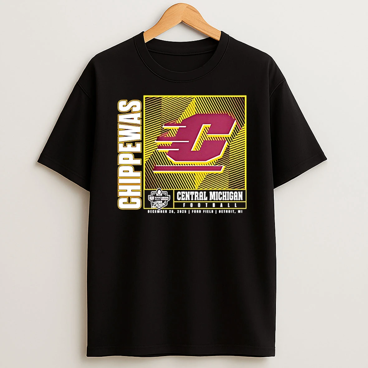 Central Michigan Chippewas 2025 Gameabove Sports Bowl Line Art T Shirt