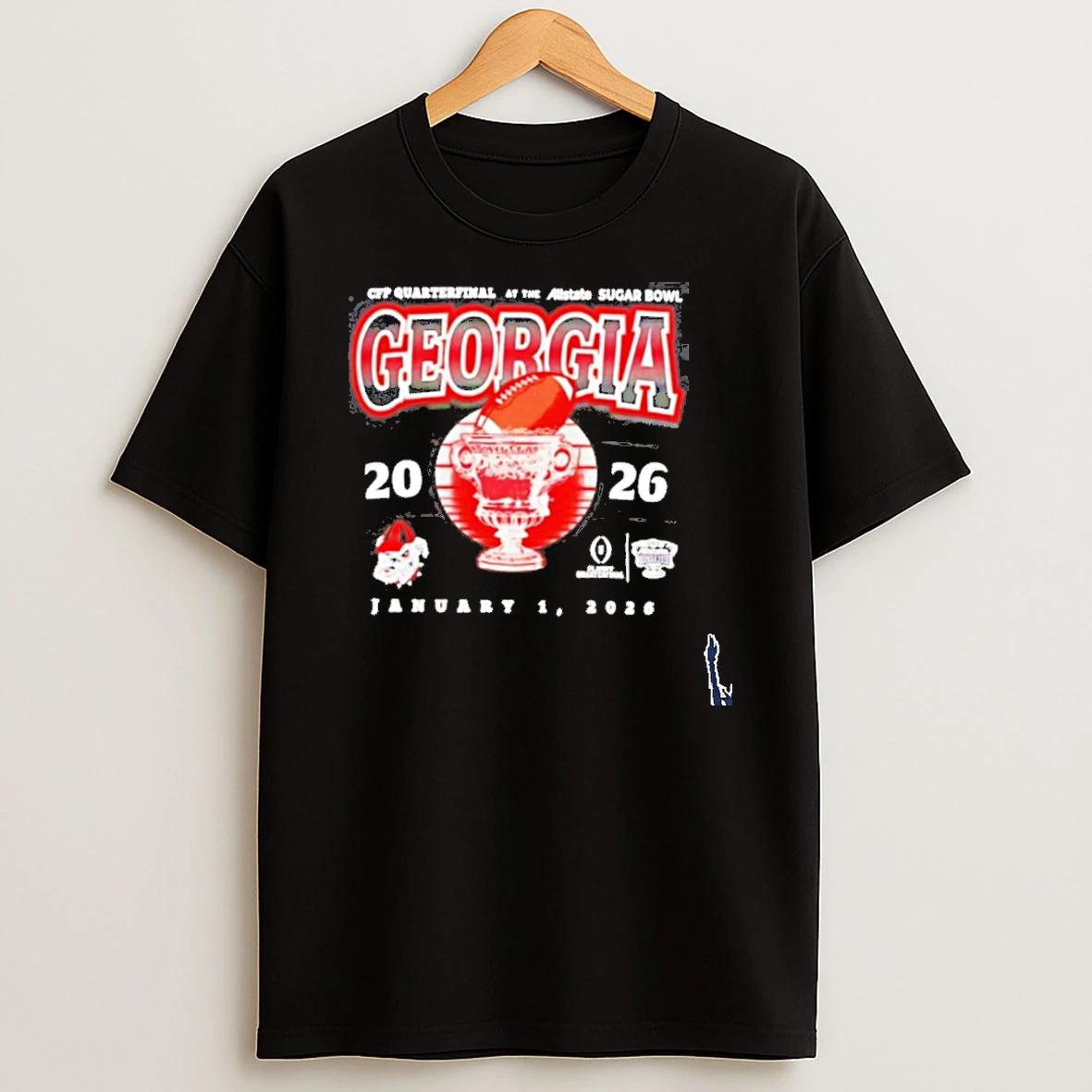 Cfp Quarterfinal Georgia 2026 January 1 2026 T Shirt