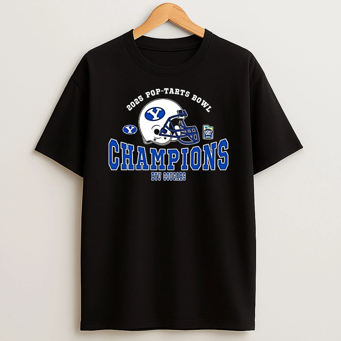 Champions 2025 Pop Tarts Bowl Byu Cougars Football The Champions 2025 Pop Tarts Bowl Helmet T Shirt